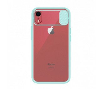 Funda Gel Iphone XR con cámara Cubierta Deslizante