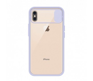 Funda Gel Iphone X/Xs con cámara Cubierta Deslizante
