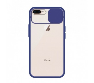 Funda Gel Iphone 6/7/8 Plus con cámara Cubierta Deslizante