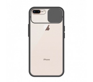 Funda Gel Iphone 6/7/8 Plus con cámara Cubierta Deslizante