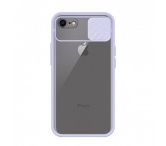 Funda Gel Iphone 7/8 con cámara Cubierta Deslizante