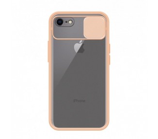 Funda Gel Iphone 7/8 con cámara Cubierta Deslizante
