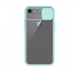 Funda Gel Iphone 7/8 con cámara Cubierta Deslizante