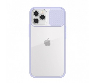 Funda Gel Iphone 12 / 12 Pro con cámara Cubierta Deslizante