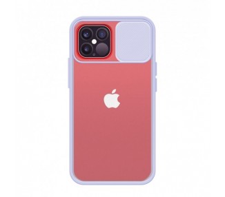 Funda Gel Iphone 12 Pro Max con cámara Cubierta Deslizante