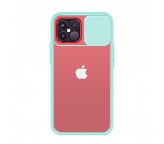 Funda Gel Iphone 12 Pro Max con cámara Cubierta Deslizante