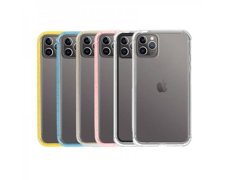 Funda Gel iPhone 11 PRO MAX 6.5 UpCase con borde de color