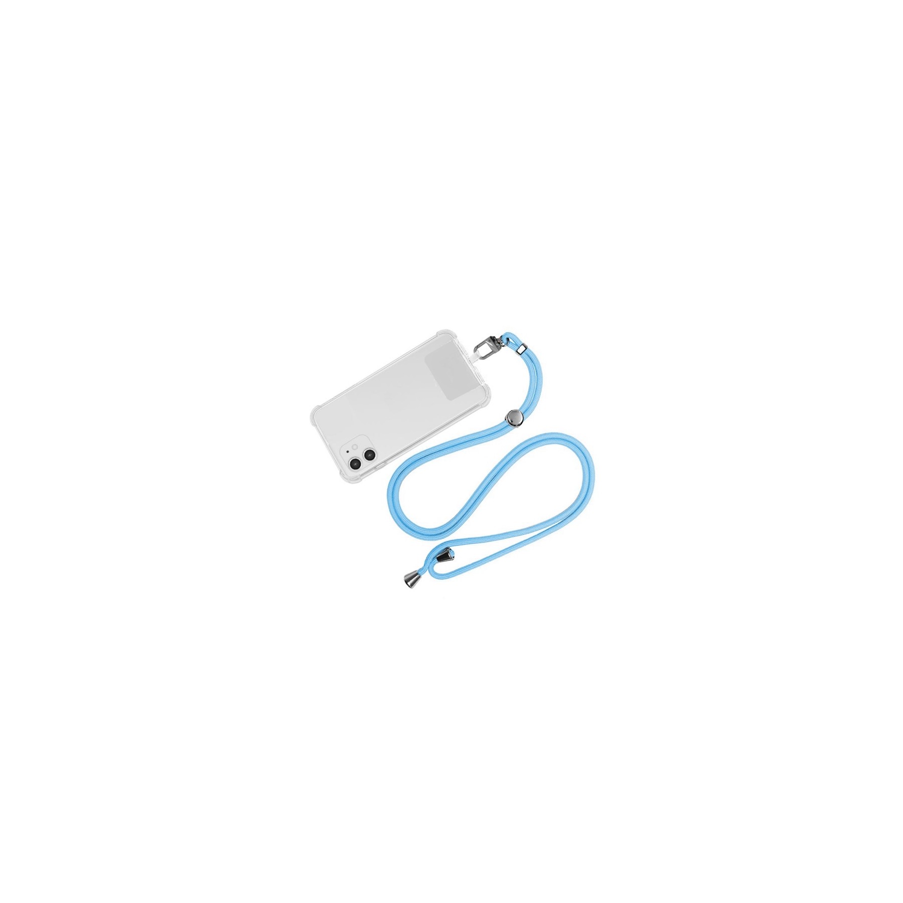 Adaptador Universal con Cordón para Funda de Móvil Colgante Azul