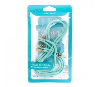 Cordón para Funda de Móvil Colgante - Verde y Azul