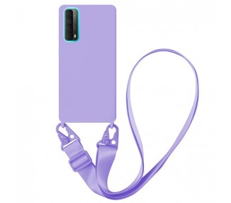 Funda suave con Cordón Ancho Huawei P Smart 2021 5-Colores