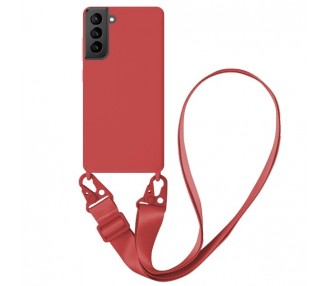Funda suave con Cordón Ancho Samsung Galaxy S21Plus 5-Colores