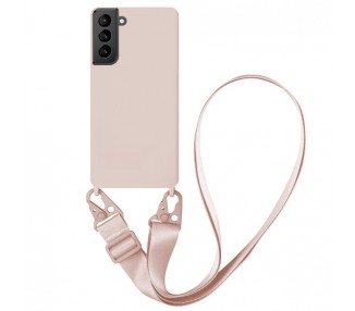 Funda suave con Cordón Ancho Samsung Galaxy S21Plus 5-Colores