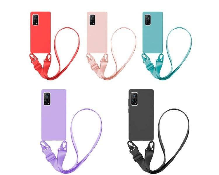 Funda suave con Cordón Ancho Xiaomi MI10T 5-Colores