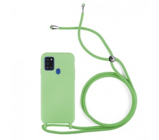 Funda suave con Cordón Samsung Galaxy A21s 5-Colores