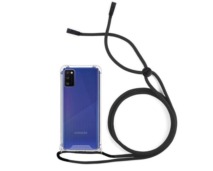 Funda Gel transparente con Cordón - Samsung Galaxy A41