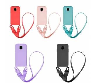 Funda suave con Cordón Ancho Xiaomi Redmi Note 9s/Pro 5-Colores