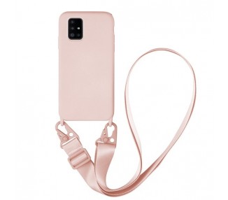 Funda suave con Cordón Ancho Samsung Galaxy A51-5G 5-Colores