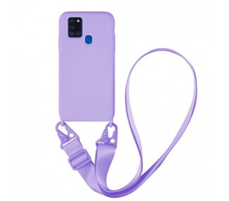 Funda suave con Cordón Ancho Samsung Galaxy A21s 5-Colores