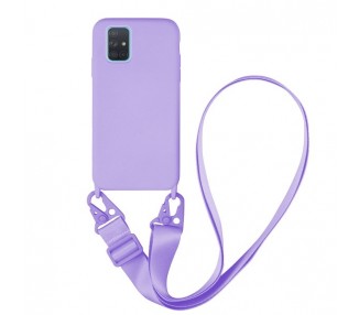 Funda suave con Cordón Ancho Samsung Galaxy A51 5-Colores