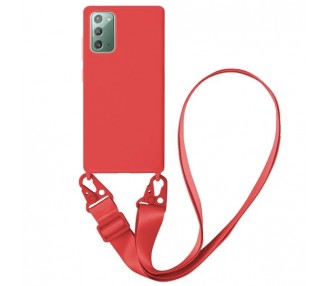 Funda suave con Cordón Ancho Samsung Galaxy Note 20 5-Colores
