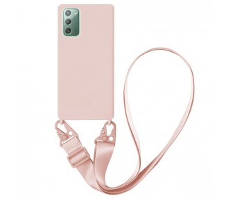 Funda suave con Cordón Ancho Samsung Galaxy Note 20 5-Colores