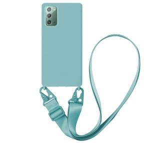 Funda suave con Cordón Ancho Samsung Galaxy Note 20 5-Colores