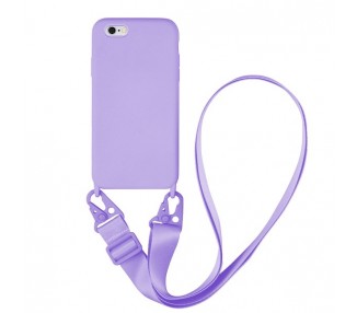 Funda suave con Cordón Ancho IPhone 6/6s 5-Colores