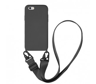 Funda suave con Cordón Ancho IPhone 6/6s 5-Colores