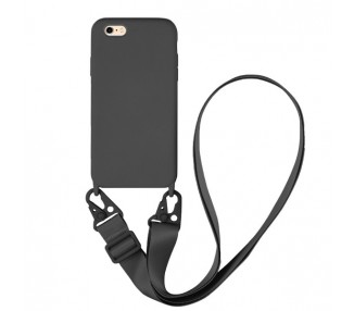 Funda suave con Cordón Ancho IPhone 6/6s Plus 5-Colores