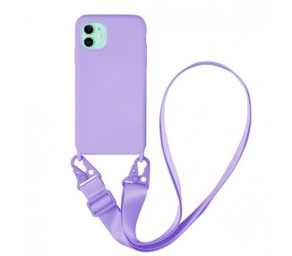 Funda suave con Cordón Ancho IPhone 11 5-Colores