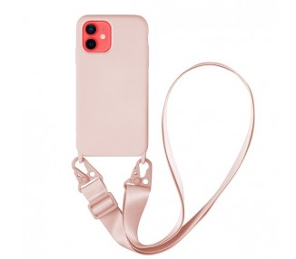 Funda suave con Cordón Ancho IPhone 12 Mini 5-Colores