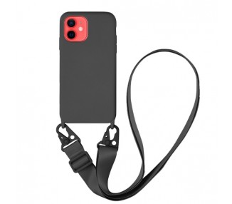 Funda suave con Cordón Ancho IPhone 12 Mini 5-Colores