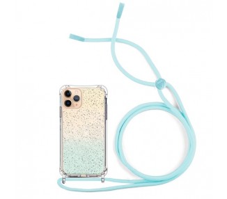 Funda Brillante con Degradado Anti-golpe con Cordón - iPhone 11Pro