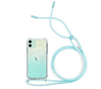 Funda Brillante con Degradado Anti-golpe con Cordón - iPhone 11