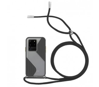 Funda Efecto Mate con Cordón Samsung Galaxy S20 Ultra 4-Colores