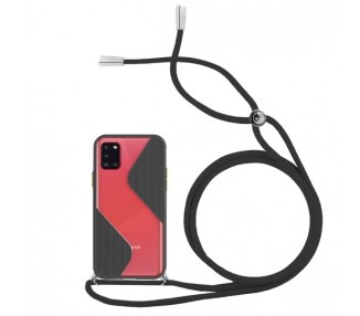 Funda Efecto Mate con Cordón Samsung Galaxy A51 4-Colores