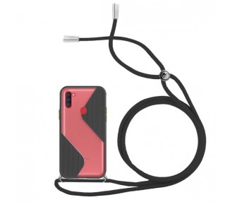 Funda Efecto Mate con Cordón Samsung Galaxy A11 4-Colores
