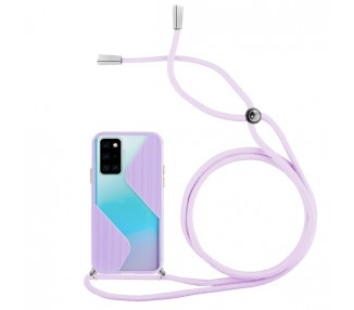 Funda Efecto Mate con Cordón Huawei P40 4-Colores