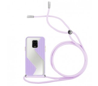 Funda Efecto Mate con Cordón Xiaomi Redmi Note 9s / 9 Pro 4-Colores