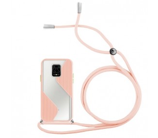 Funda Efecto Mate con Cordón Xiaomi Redmi Note 9s / 9 Pro 4-Colores