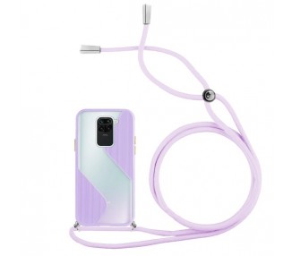 Funda Efecto Mate con Cordón Xiaomi Redmi Note 9 4-Colores