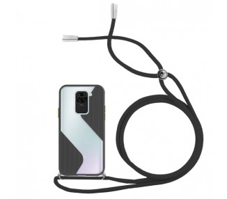 Funda Efecto Mate con Cordón Xiaomi Redmi Note 9 4-Colores