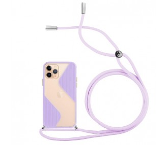 Funda Efecto Mate con Cordón IPhone 11 Pro 4-Colores