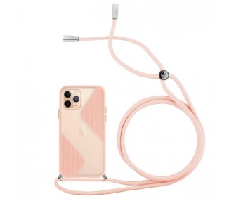 Funda Efecto Mate con Cordón IPhone 11 Pro 4-Colores