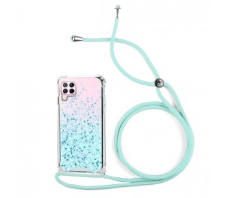 Funda Gel transparente con Cordón Huawei P40 Lite 4-Colores