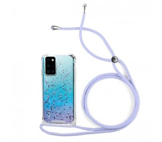 Funda Gel transparente con Cordón Huawei P40 4-Colores