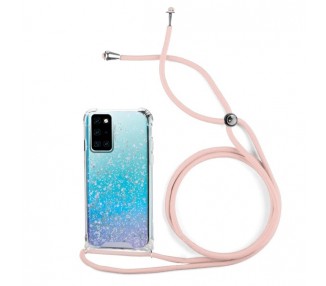 Funda Gel transparente con Cordón Huawei P40 4-Colores