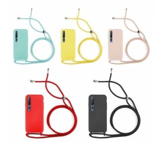 Funda suave con Cordón Xiaomi Mi Note 10 Lite 7-Colores
