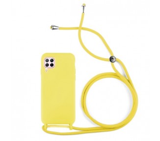 Funda suave con Cordón Huawei P40 Lite 7-Colores