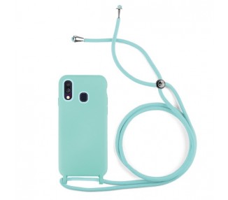 Funda suave con Cordón Samsung Galaxy A40 5-Colores